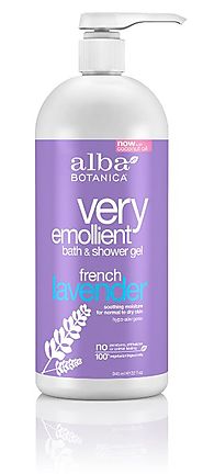 Alba Botanica Very Emollient French Lavender Bath & Shower Gel
