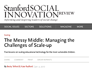 The Messy Middle: Managing the Challenges of Scale-up (SSIR)