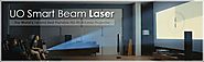UO Smart Beam Laser, Focus Free, 150", 120min, HD resolution, Wi-Fi, FDA Approved Eye Safe Laser, Original Cube, Port...
