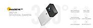 Insta360 360 degree Sony 8MP CMOS Video Image Dual Lens 360 VR Camera, Silver/Black (Insta360 4K)