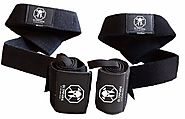 PROFESSIONAL WRIST WRAPS- BLACK/SILVER