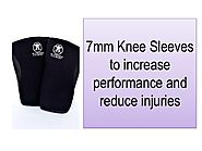 7mm Knee Sleeves to increase performance and reduce injuries