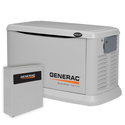 Generac 6244 20,000 Watt Air-Cooled Aluminum Enclosure Liquid Propane/Natural Gas Powered Standby Generator (CARB Com...