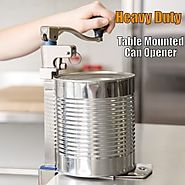 Best Heavy Duty Can Opener for the MoneyManual, Electric, Table Mount or Handheld - Tackk