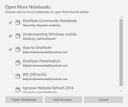 Tips for Opening Notebooks in OneNote - Oh365 Eh!