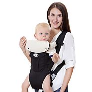 Langforth Baby Carrier Soft Front baby Backpack 5 Carrying Positions for 7.9-26.4lbs Infant Toddler