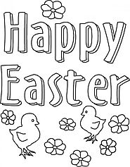 Easter Coloring Pages – Easter Egg, Easter Bunny, Jesus Coloring Pages