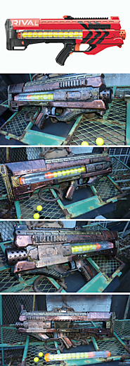 STEAMPUNK nerf RIVAL Zeus MXV-1200 Blaster - One of a Kind!!!