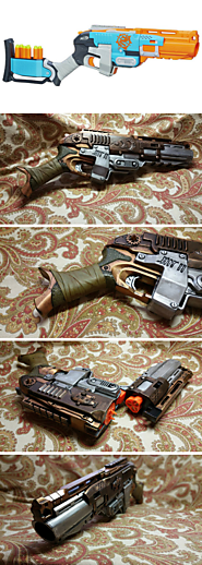 The Submariner - a Steampunk NERF Sledgefire