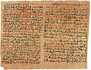 L'erboristeria nell'antico Egitto riassunta nel papiro di Ebers scoperto nel 1872.