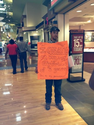 Girlfriend Punishes Her Boyfriend for Cheating by Making Him Stand in the Mall with a Sign - Is Public Humiliation a ...