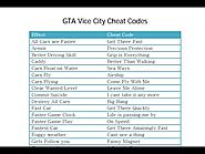 GTA Vice City Cheat Codes Complete List [2017 Updated]