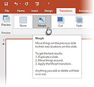 Smoothly Animate with Morph Transitions