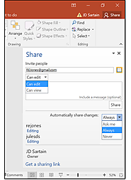 Real time co-authoring