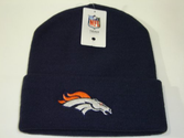 NFL Denver Broncos Classic Cuffed Knit Winter Hat - Navy