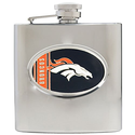 Denver Broncos NFL 6oz Stainless Steel Hip Flask
