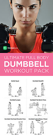 Full Body Dumbbel Workout Pack