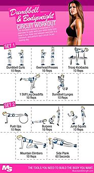 Dumbbell And Bodyweight Circuit workout