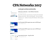 CPA Networks 2017