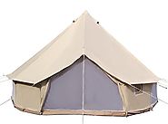Enjoy the Outdoors Camping in Vintage Canvas Wall Tents