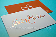 Classy and Cheap Gold Foil Business Cards