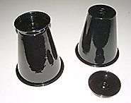 Steel Bed Risers, Black, 6 inch Lift, a set of 6