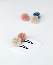 Make these pretty pompom hair clips - DIY home decor - Your DIY Family