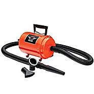 Dog Dryer Metrovac’s Air Force Commander Professional Dog Grooming Pet Dryer – Portable Hair Dryer, 2 Speed Motor – I...