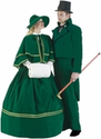 Womans Dickens Caroler Costume
