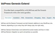 WordPress › bbPress Genesis Extend " WordPress Plugins