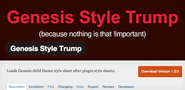 WordPress › Genesis Style Trump " WordPress Plugins