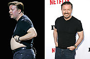 Ricky Gervais Weight Loss - Celebrity Transformations