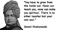 There is no other teacher but your own soul