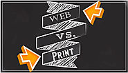 Difference between Web Advertising and Print Advertising | Affordable Web Design