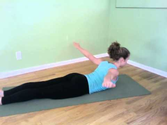 Core Strength Exercise For The Back - Upper Back Arm Circles