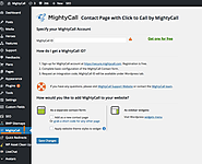 Contact Page with Click to Call by MightyCall