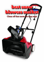 best snow blowers market: Clean off that snow the easy way!