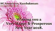 Welcome 2018 New Year Wishes | SG Associates Kumbakonam Builders in Kumbakonam