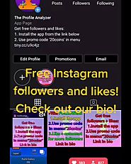 The Profile Analyzer on Instagram: “Free followers and likes! Check out our bio! Like and comment to get even more fr...