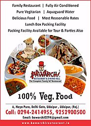 Famous Restaurant in Udaipur – City of Lakes