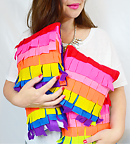 DIY Piñata Pillow | Cozy Reverie