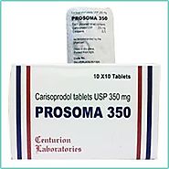 Buy Prosoma 350mg Cheap Carisoprodol Tablets Online USA, Uk