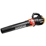 WORX TURBINE 12 Amp Corded Leaf Blower with 110 MPH and 600 CFM Output and Variable Speed Control – WG520