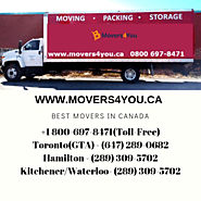 Moving companies Mississauga and Cheap movers toronto by movers4you