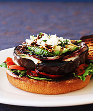 Grilled Eggplant Burgers