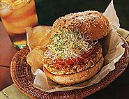 TOASTED ALMOND TOFU BURGERS