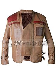 Find amazing quality Smart Star Wars The Force Awakens Finn John Boyega Leather Jacket