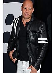 Vin Diesel The Fate Of The Furious Premiere Leather Jacket