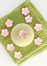 Sakura Green Tea Bath Bombs | Thirsty For Tea