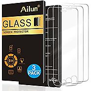 iPhone 7 Screen Protector,[4.7inch][3 Packs]by Ailun,2.5D Edge Tempered Glass for iPhone 7,iPhone 6/6s,Anti-Scratch,C...